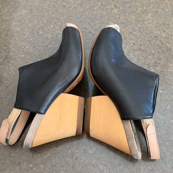 Camper Black Clog Heels 7 - Picture 7 of 11